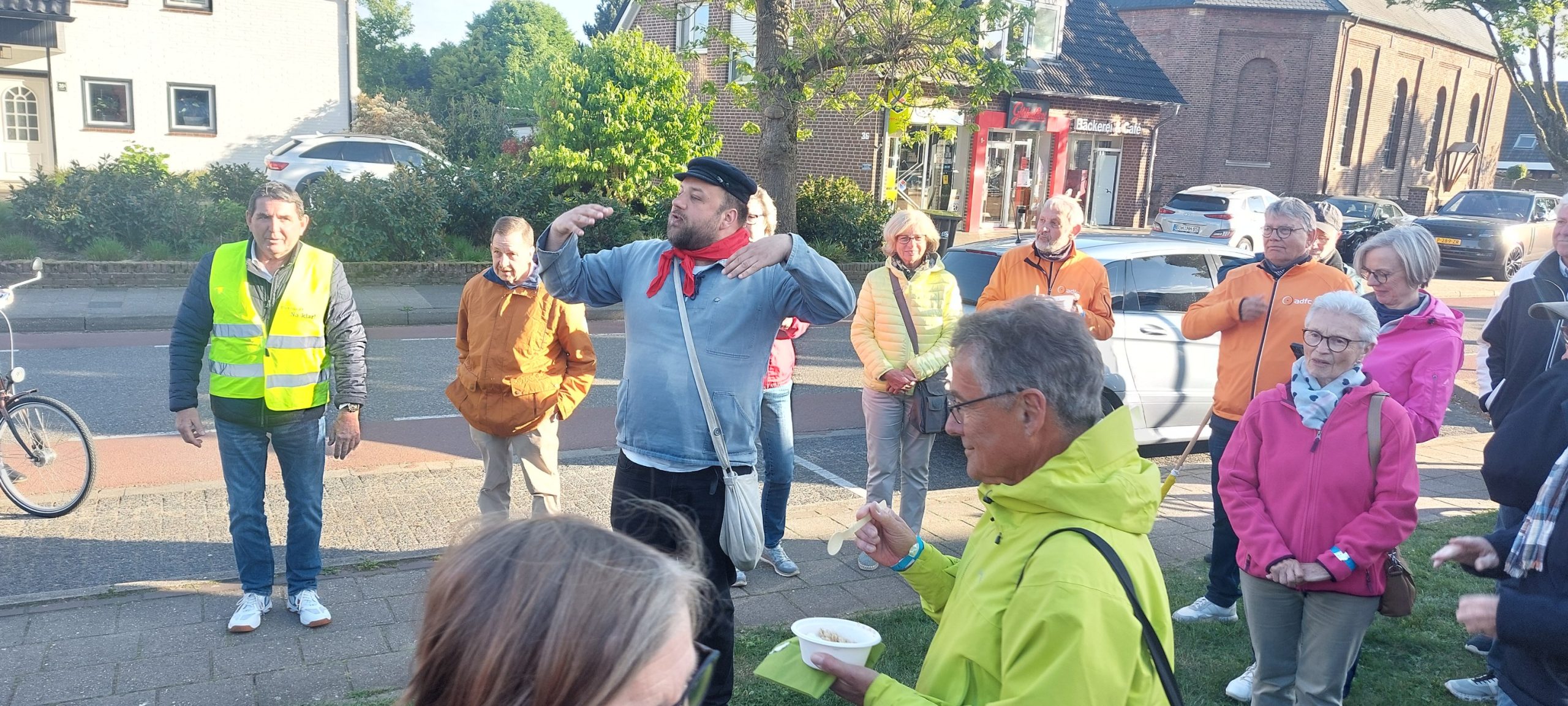 Zum Jahrestag eine besondere Stadtführung mit Florian Sauret © ADFC Bocholt-Rhede