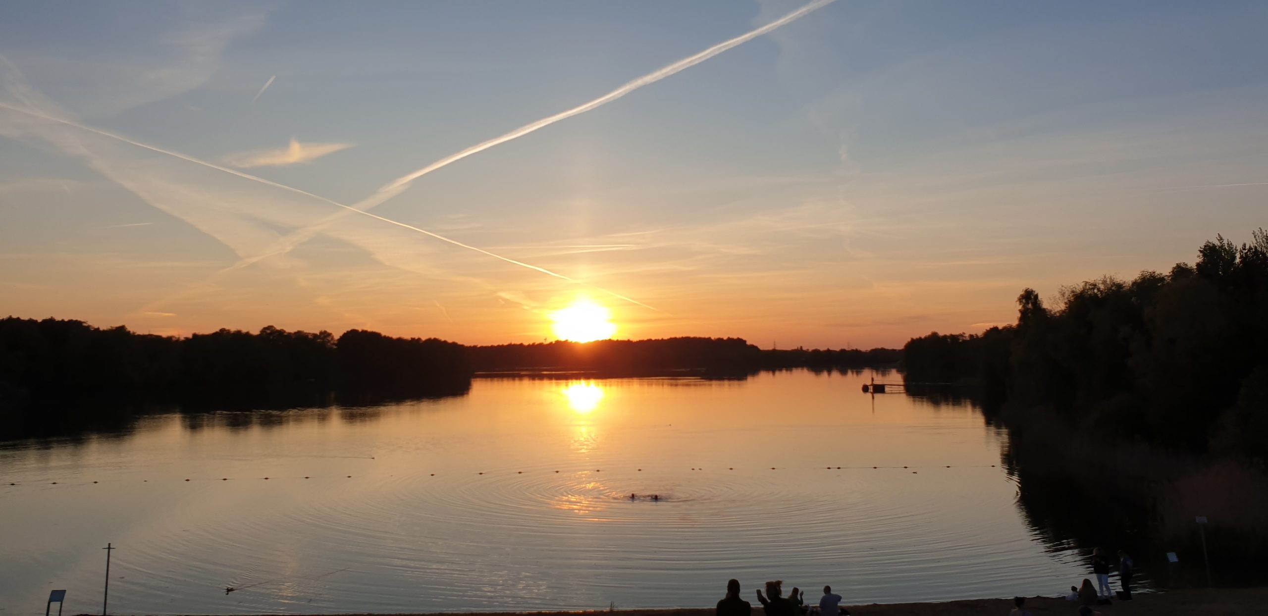 Sagenhafter Sonnenuntergang