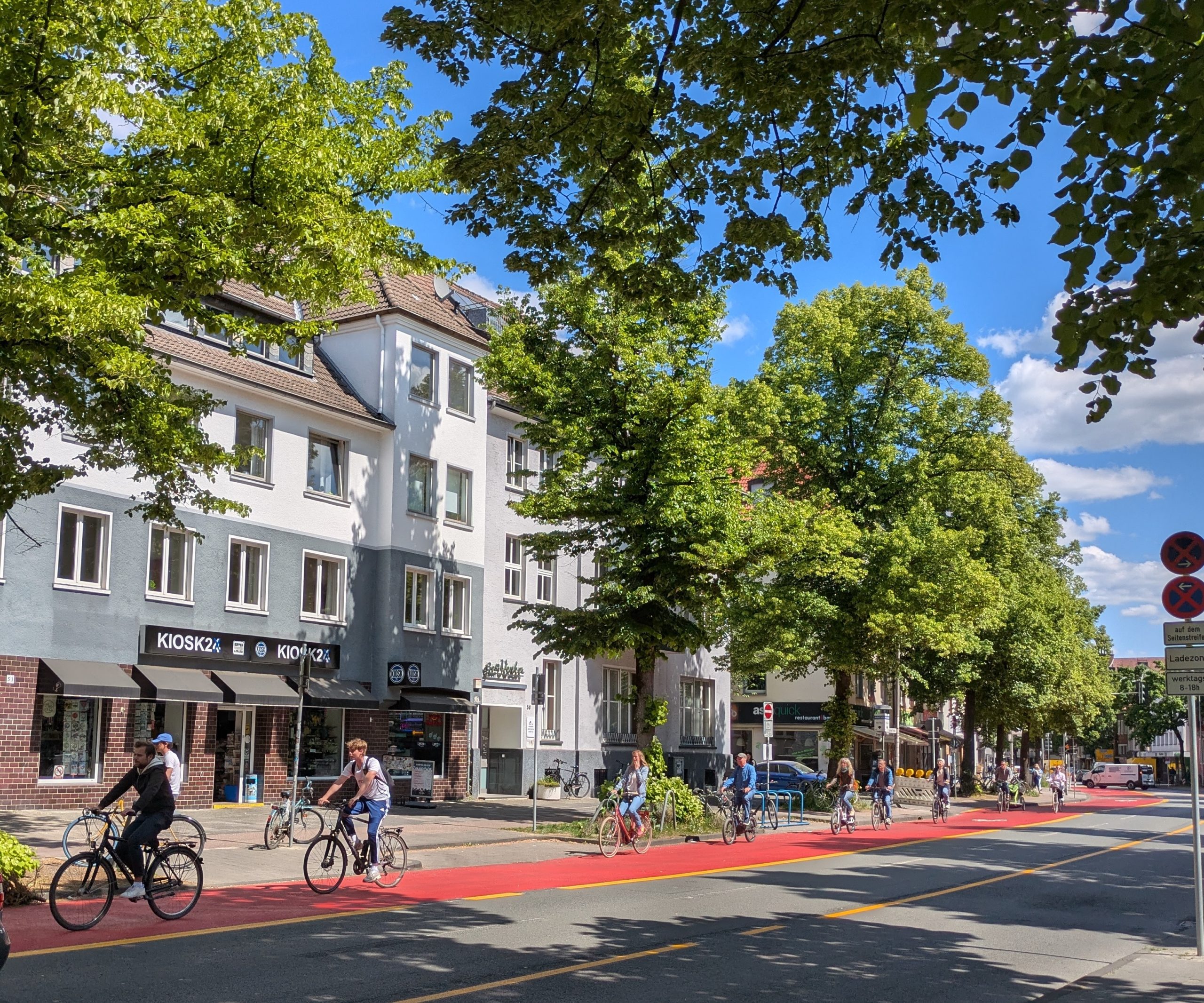 Umweltspur Warendorfer Straße