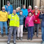 Begeistert präsentierte sich die Radgruppe vor dem Dom in Speyer © Peter Stolzenburg