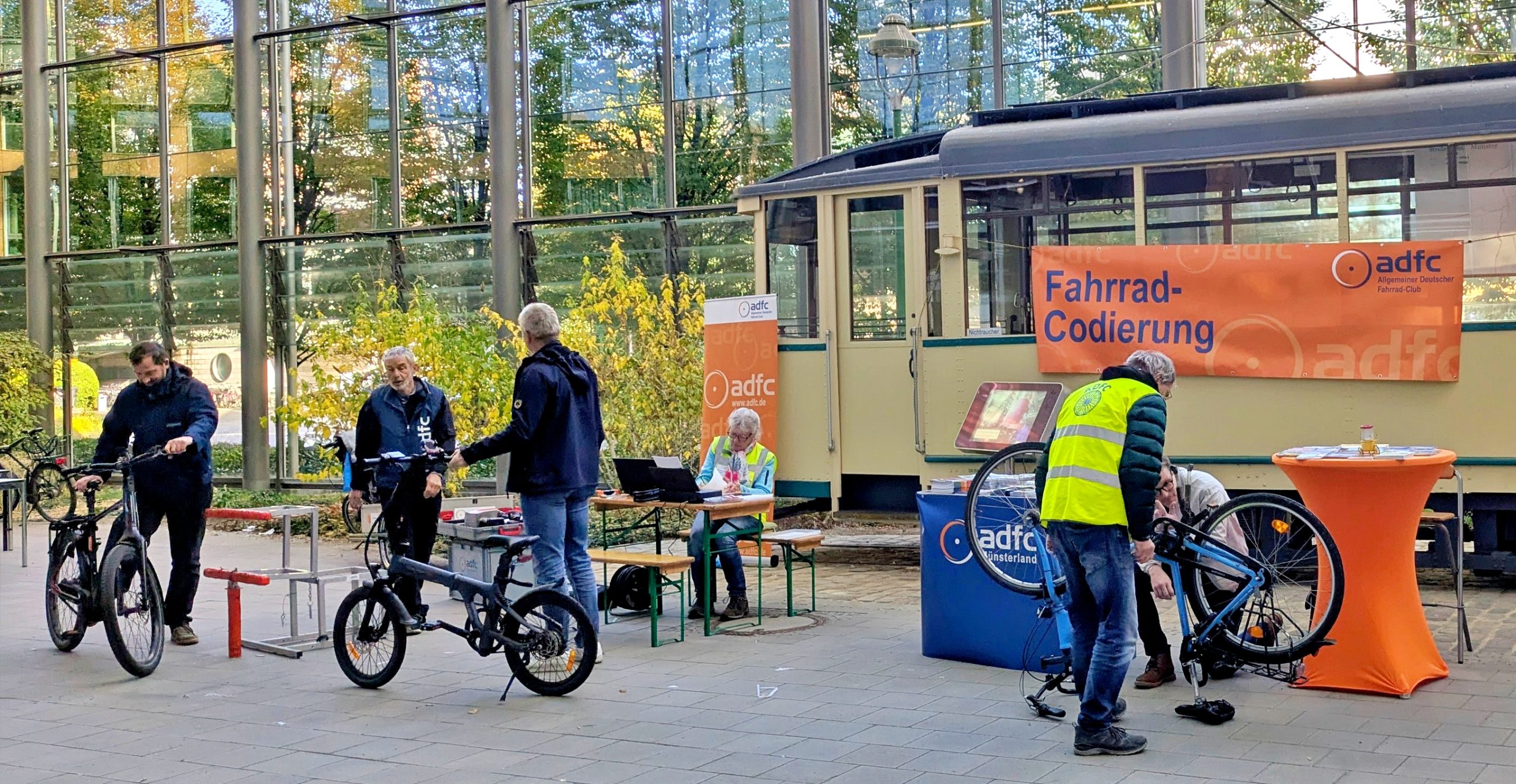 Fahrradcodierung bei der Stadt Münster