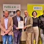 Stolze Gewinner des Mobilitätspreises. ©Norbert Bieder