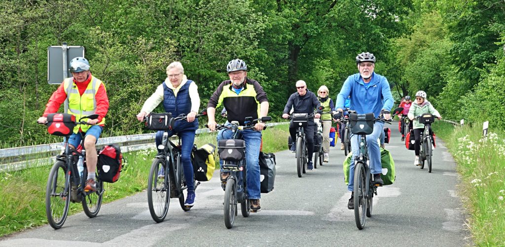 Die Gruppentour in breiter Front – so sollte man es besser
nicht machen @Heinz Braunsmann