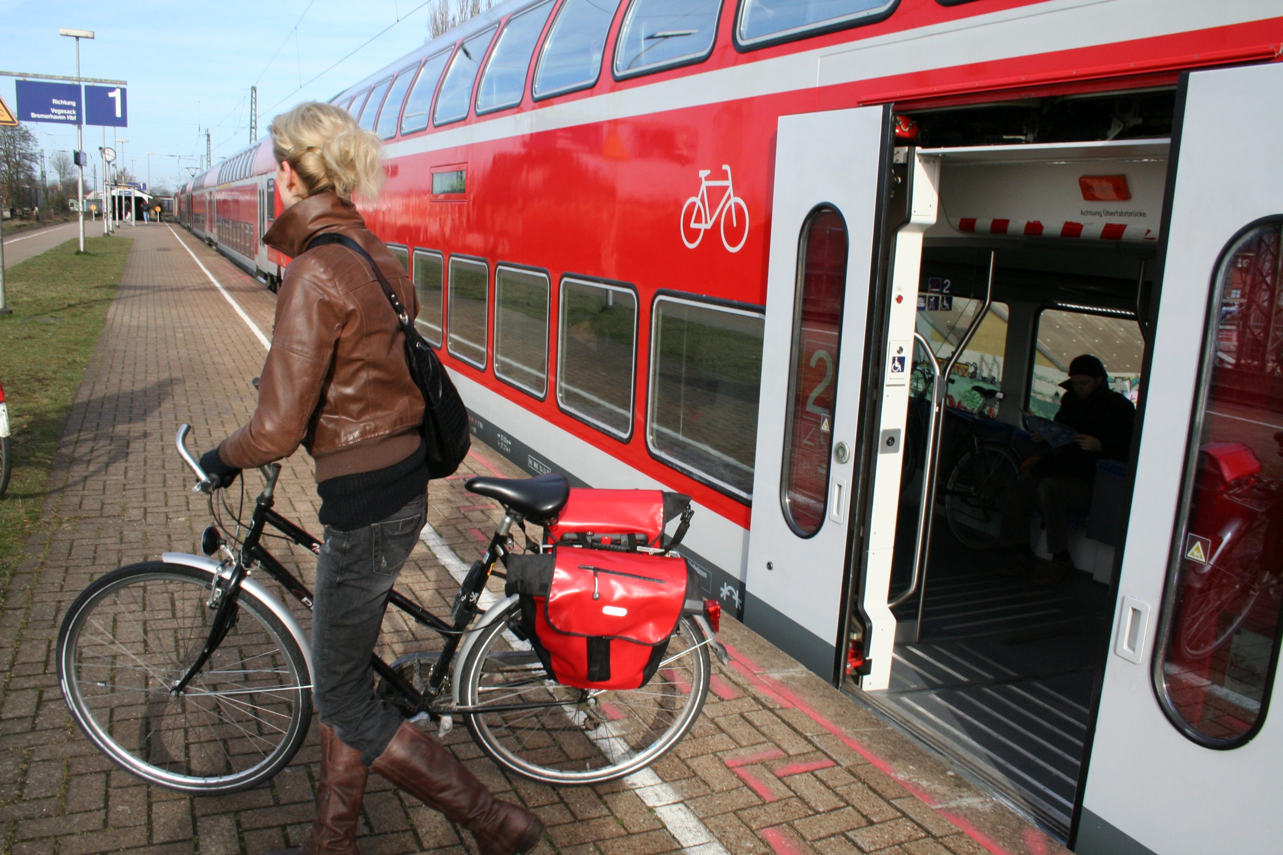Fahrradgruppen im Nahverkehr