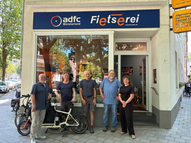 Besuch von Ross Bassett aus den USA in Münster