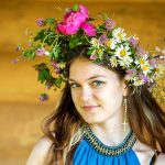 Mädchen beim Sängerfest