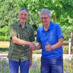 Manfred Hollmann (links) radelte unglaubliche 2487 km ©Antonius Kappelmann